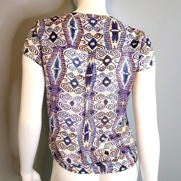 LUCKY BRAND Tie Front Top sz Small - Picture 11 of 12